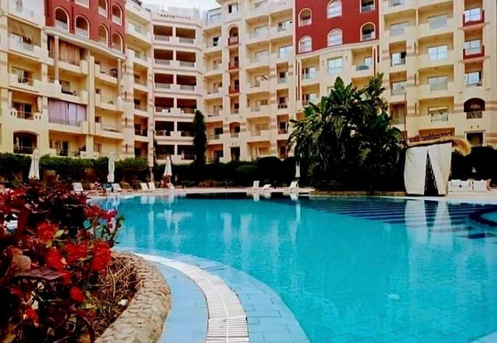 Sunny Studio With 3 Swimming Pools Florenza Hurghada Buitenkant foto